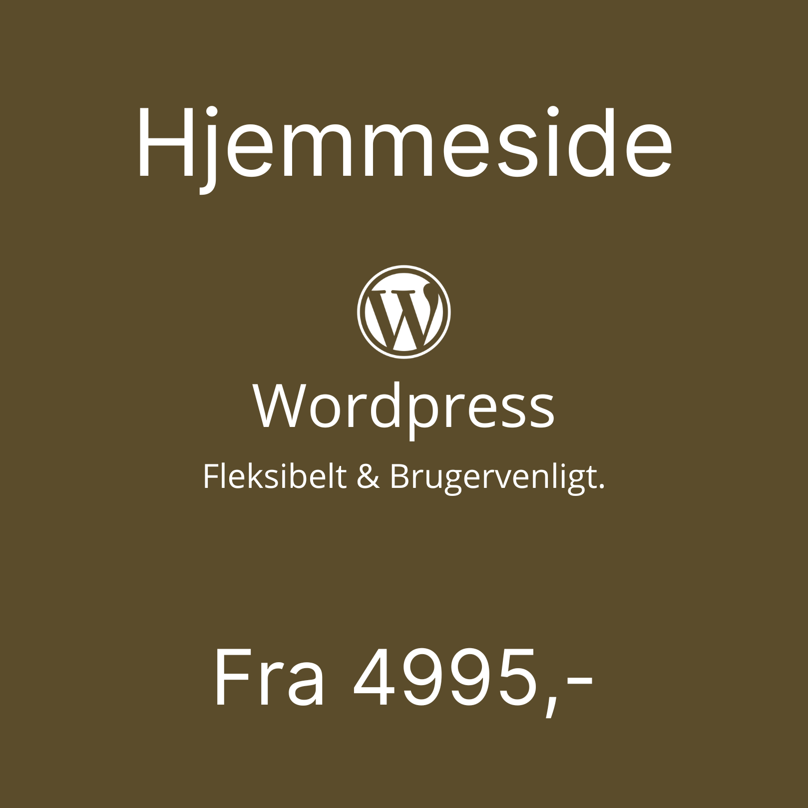 Professionel WordPress hjemmesideudvikling - startpris